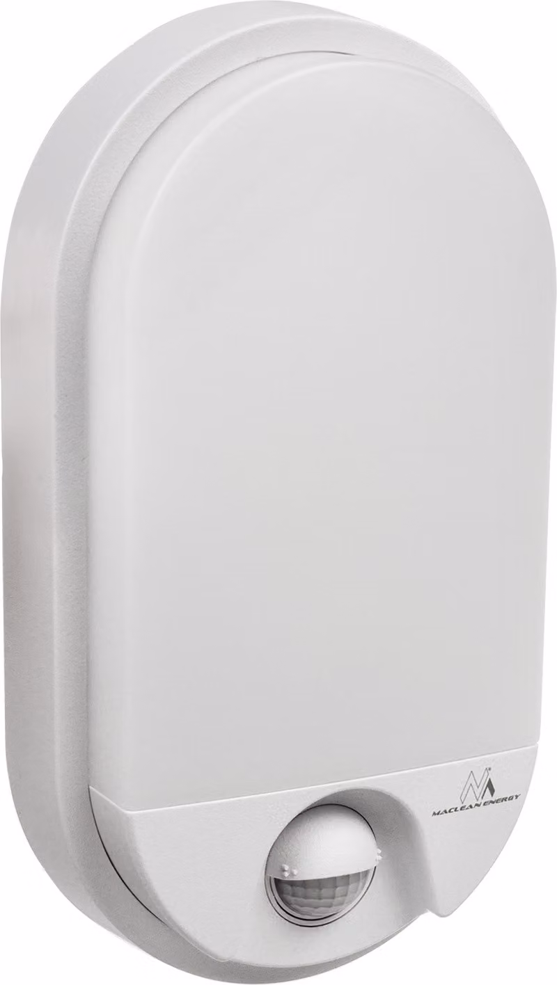 Lampada LED con sensore di movimento a infrarossi Applique Illuminazione per interni/esterni 1100lm 15W IP54 bianco Classe energetica A+++