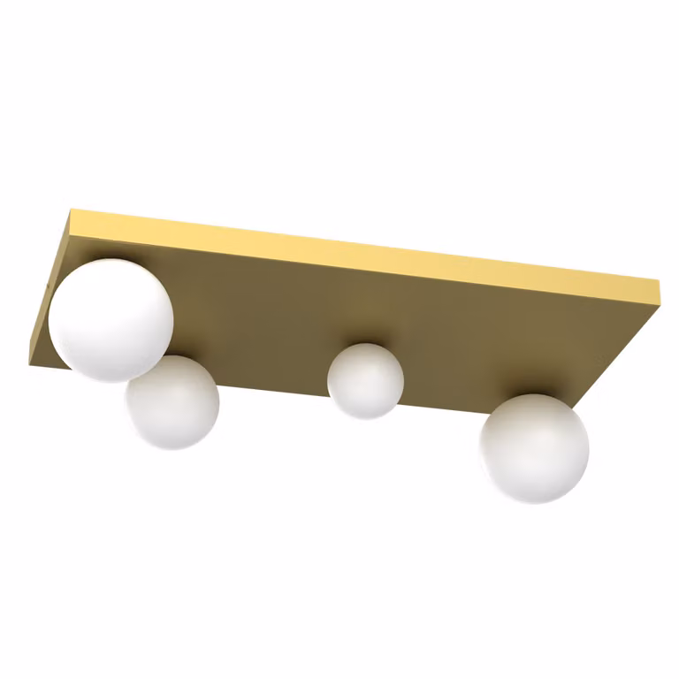 Bibione Gold 4Xg9 plafoniera Lampada da soffitto