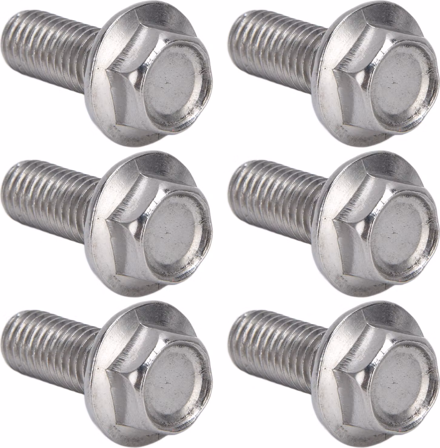 Bulloni a vite M10, bulloni in acciaio inox A2, bulloni a testa esagonale flangiata, bulloni a vite con guarnizione, bullone esagonale grosso, bulloni DIN6921