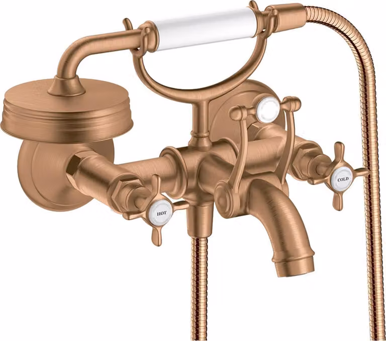 hansgrohe AXOR Montreux Mitigeur bain à 2 poignées pour montage apparent, 16540140, 16540140