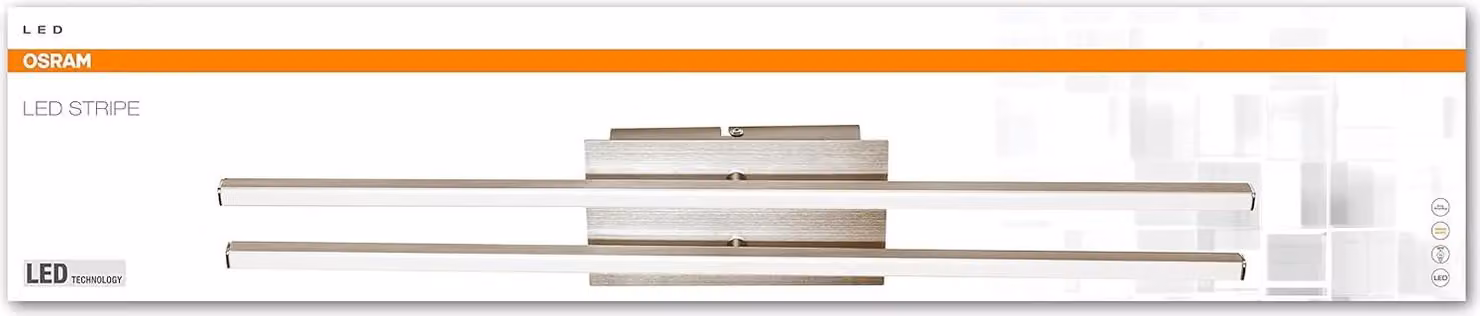Osram 2 spot LED plafoniera Lampada da soffitto Spot spot luce aste