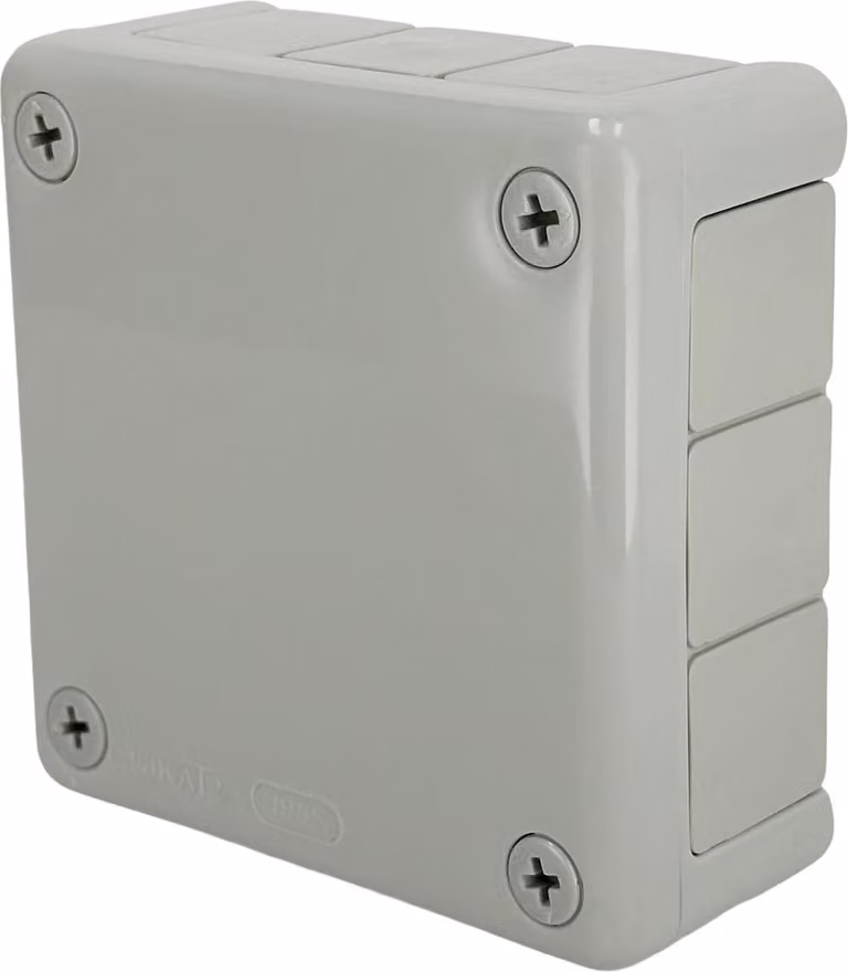 Scatola da incasso 98x98x42mm IP55 con 12 ingressi in gomma grigio VP-41 EDO777927 EDO Technic