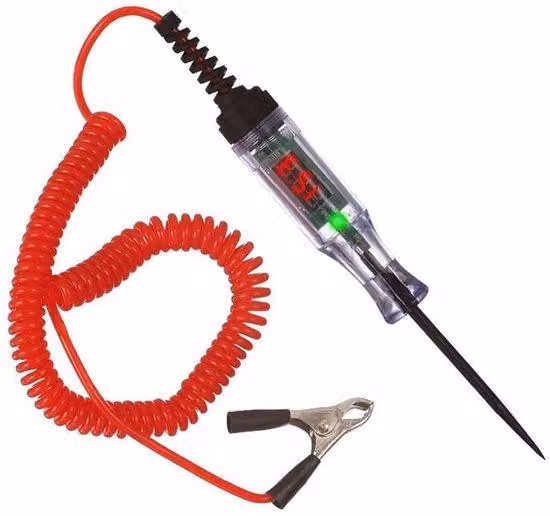 Tester per batterie auto 3-48 V con display LCD digitale