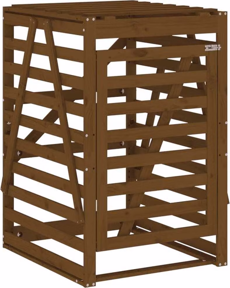 Copribidone Ambra 84x90x128,5 cm in Legno Massello di Pino