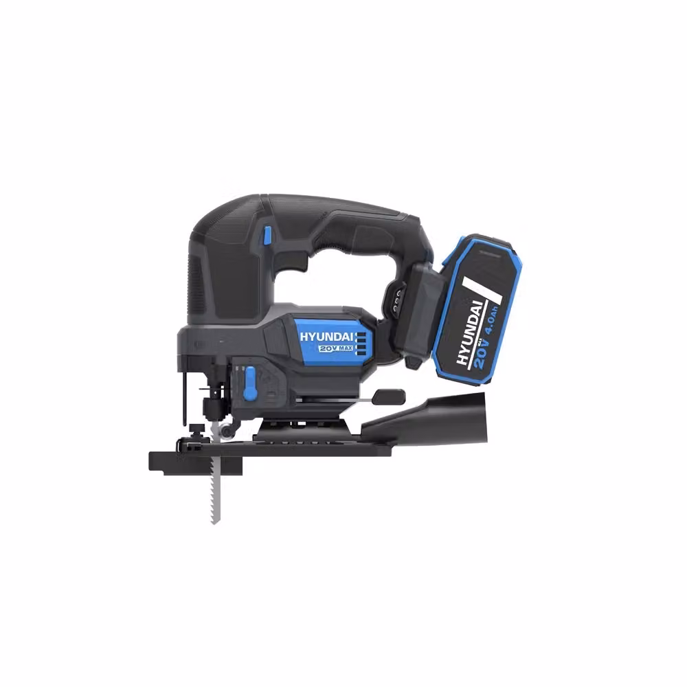 Seghetto alternativo a batteria Hyundai JS20X-26 nero con capacità di taglio 120 mm in legno e 10 mm in acciaio – 2