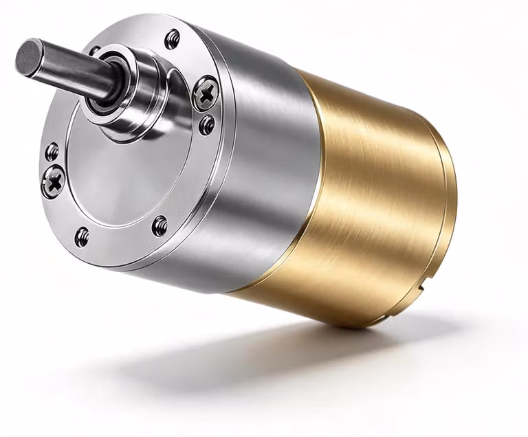 Motore a ingranaggi da 12 V, 550 giri/min, coppia di 0,7 kg·cm, albero di uscita con diametro di 6 mm, diametro totale di 37 mm