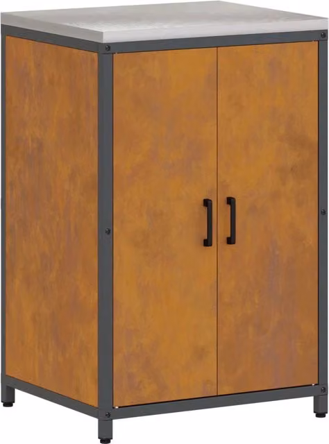 Pensile da cucina | Stoccaggio in cucina HATTEM Ruggine 60 x 50 x 92 cm Acciaio