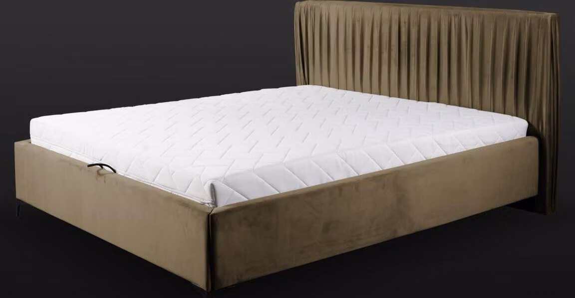 Bett mit Bettkasten Schlafzimmer Polster Elegante Hotel Zimmer Möbel Betten