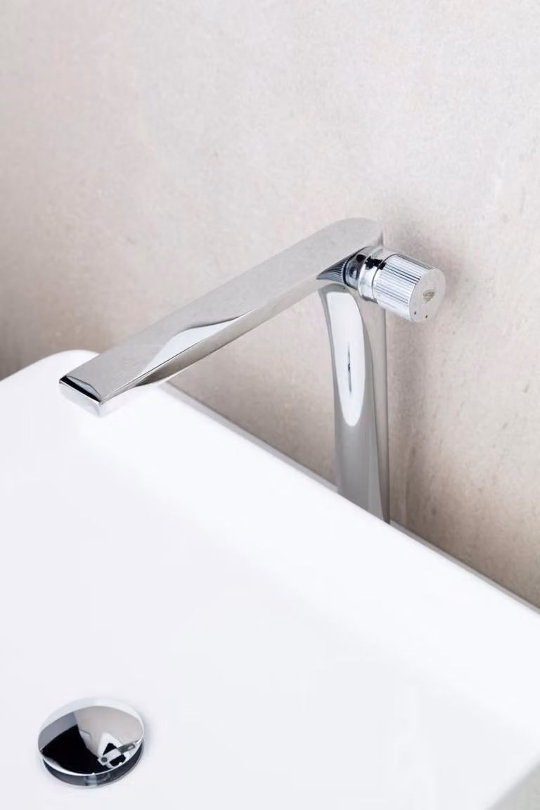 SAT EVOLUTION Miscelatore monocomando alto per lavabo Rubinetto per lavabo 27,7 cm, cromo lucido