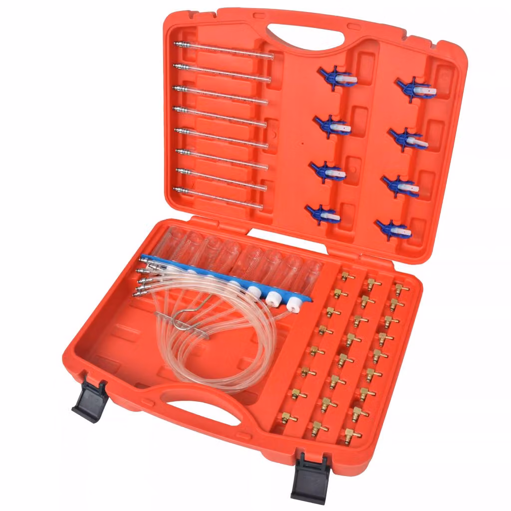 vidaXL Misuratore di portata diesel e set di adattatori per Common Rail 8 cilindri