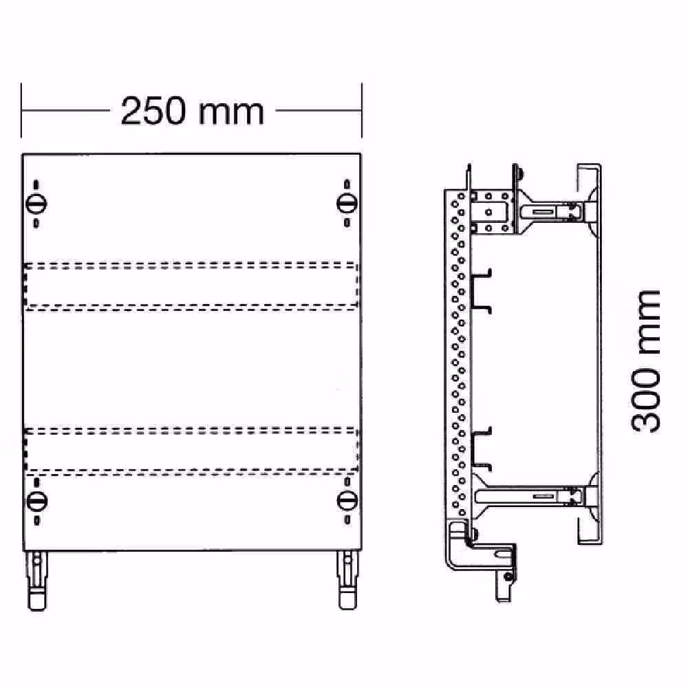 STRIEBEL & JOHN Pannello di distribuzione KOMBISETS 250x300x160 mm