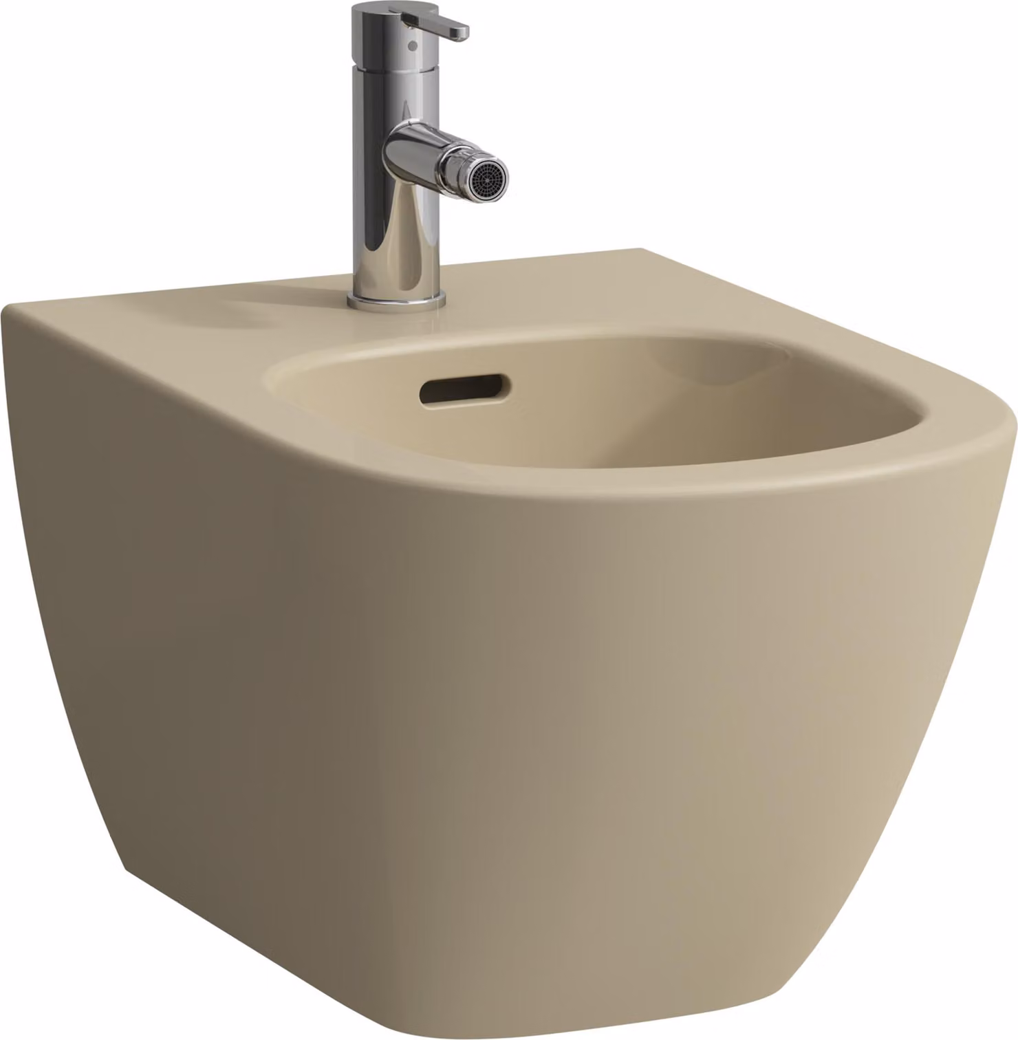 LAUFEN LUA bidet mural, avec trop-plein, 1 trou pour robinet, 360x520mm, robinets d'angle intérieur, H8300810183021, H8300810183021