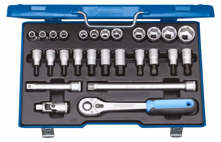 Set di chiavi a bussola da 1/2" - 27 pezzi - 19 IMU-10 Gedore | 4010886613979