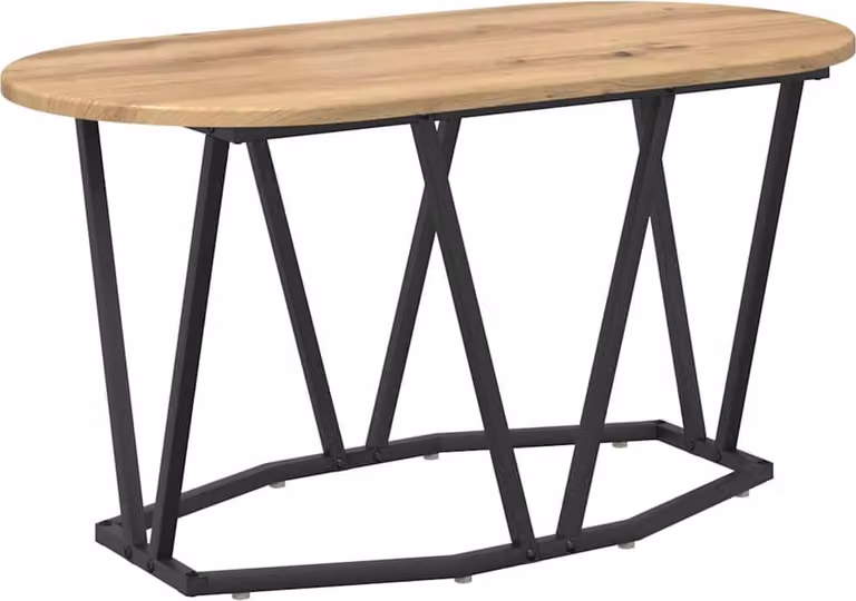 Tavolino da salotto Rovere artigianale 80 x 40 x 40.5 cm