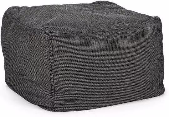 Pouf per esterno in tessuto Antracite SPARROW 50x50x h36 cm