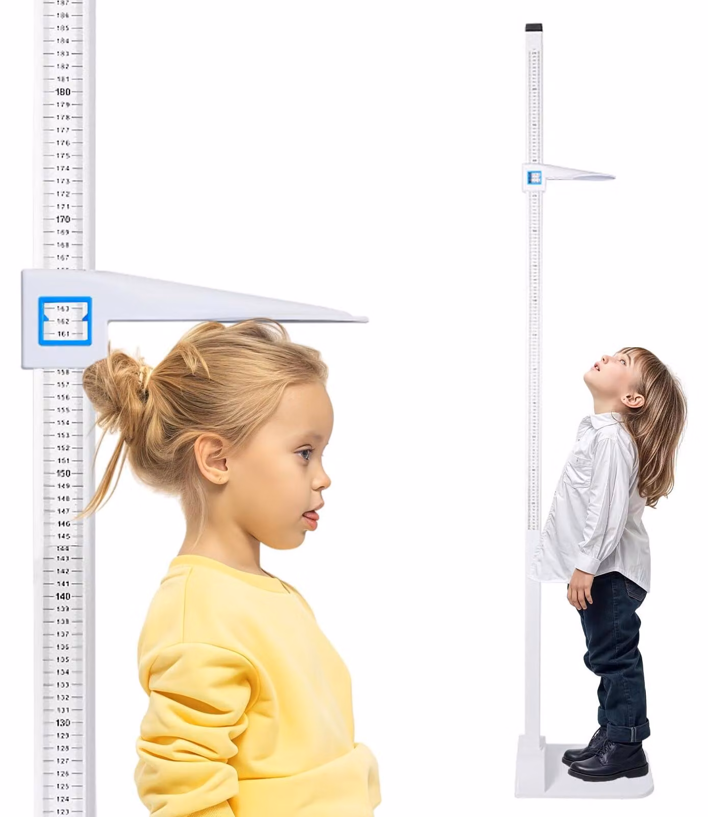 Stadiometro portatile con un intervallo di misurazione da 20 a 210 cm