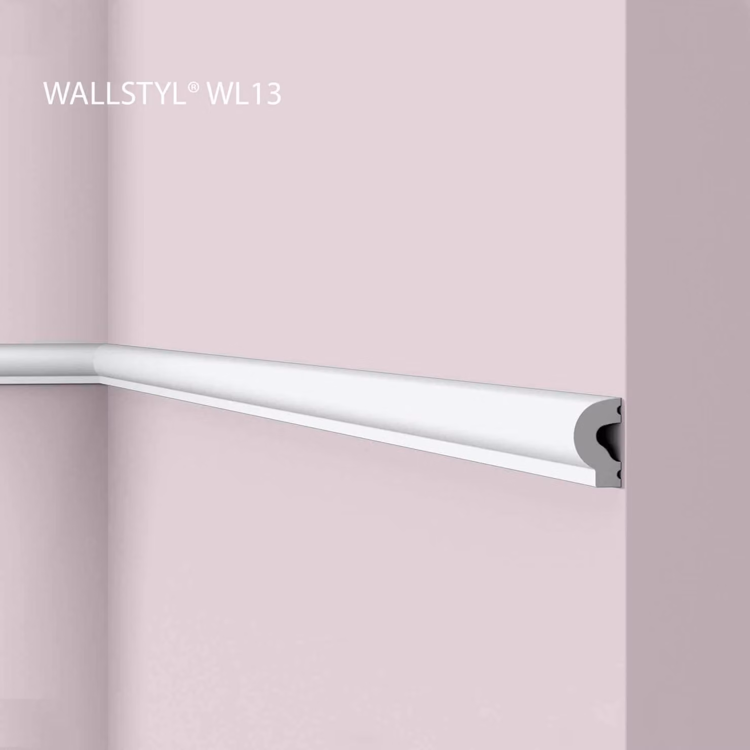 NMC WL13 WALLSTYL Noel Marquet Wandleiste Friesleiste Zierleiste Stuckleiste 2 m