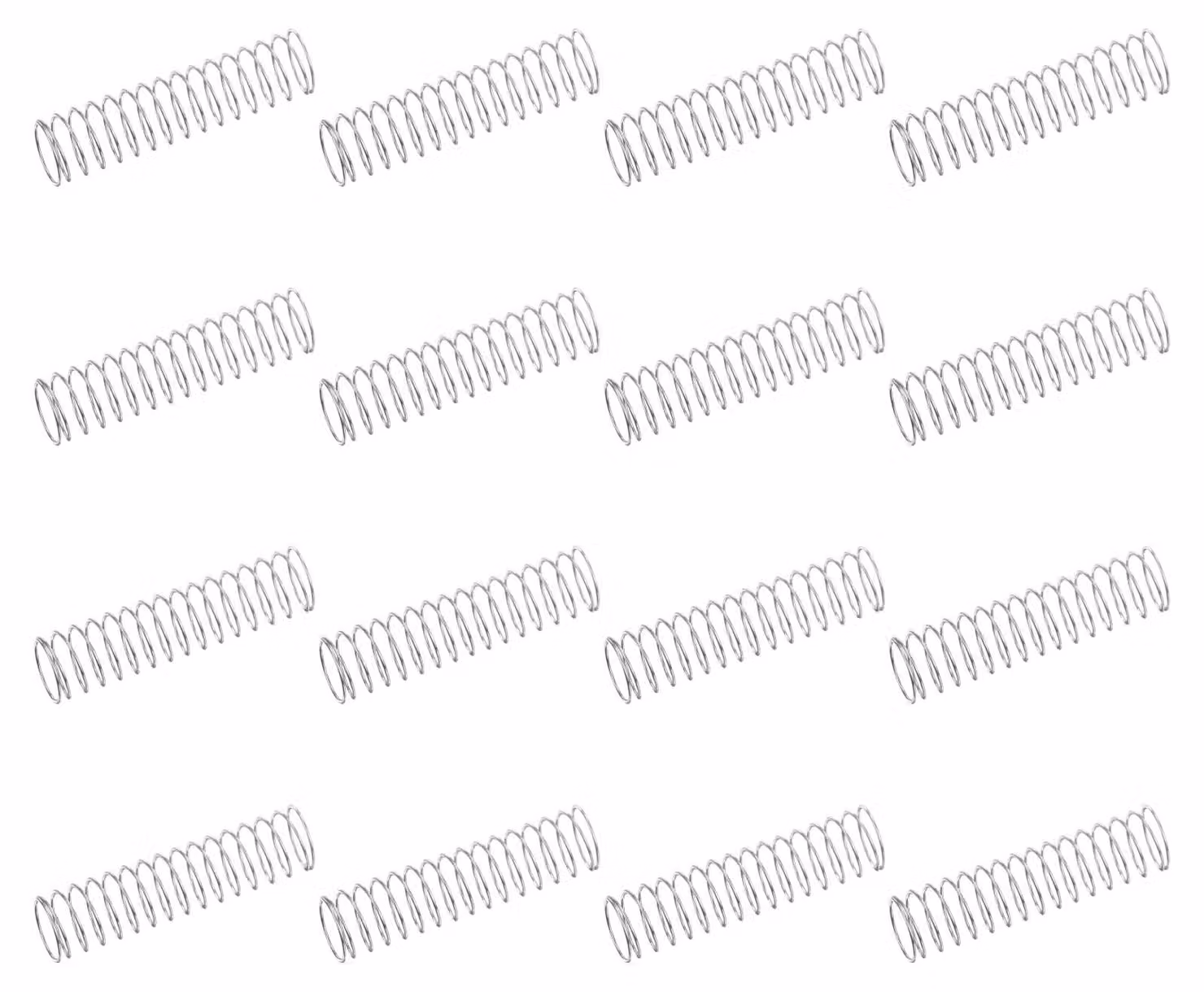 50 molle a compressione, acciaio inossidabile 304, dimensioni 0,4x9x35 mm, per riparazioni