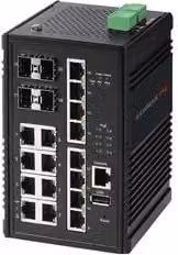 Switch di rete Edimax IGS 5416P Industrial PoE+ 16 porte Gigabit Black