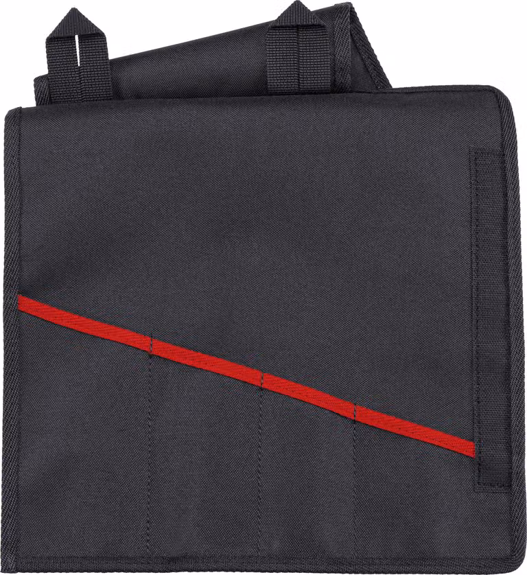 KNIPEX 00 19 55 S6 LE Astuccio arrotolabile per pinze e chiavi vuoto 4 scomparti 330 mm