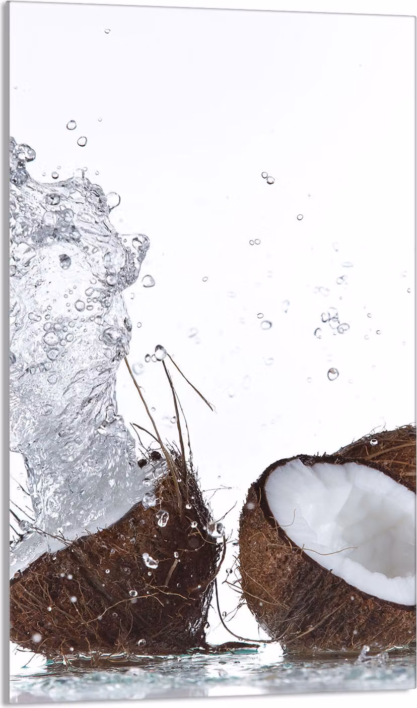 Piastra copri piano cottura 30x52 Piastra copri piano cottura in Vetroceramica alzatina in vetro tagliere decorativo, acqua di cocco
