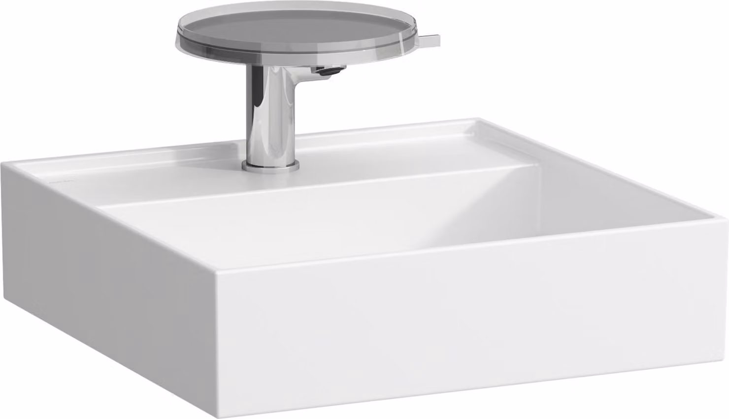 LAUFEN Kartell lavabo à poser, 3 trous pour robinet, sans trop-plein, 460x460mm, H818331A001581, H818331A001581