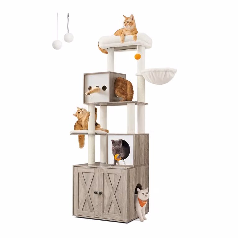 Albero per Gatti Moderno, Greige