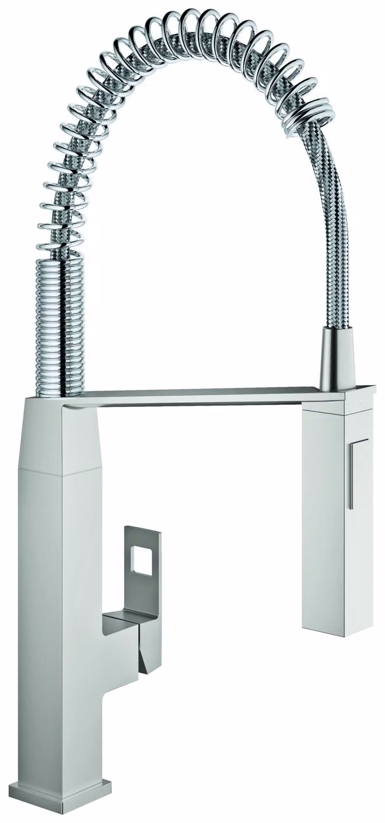 GROHE Eurocube Mitigeur monocommandé pour évier, saillie 234mm, orientable, avec douchette professionnelle, 31395DC0, 31395DC0