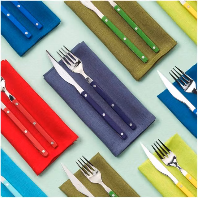 ALLEGRA, Posate Set 24 Pz, Scatola Gallery, Casa Bugatti Colore: Blu Notte