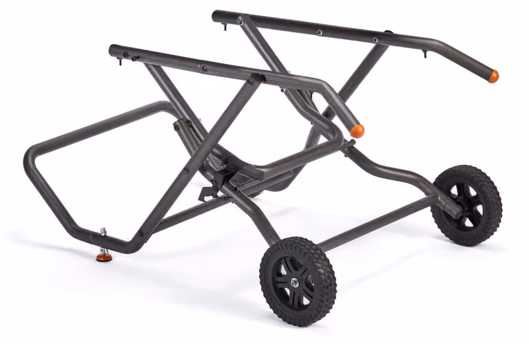 Supporto pieghevole per sega circolare - Ruote adatte a tutti i terreni - Peso: 7,2 kg