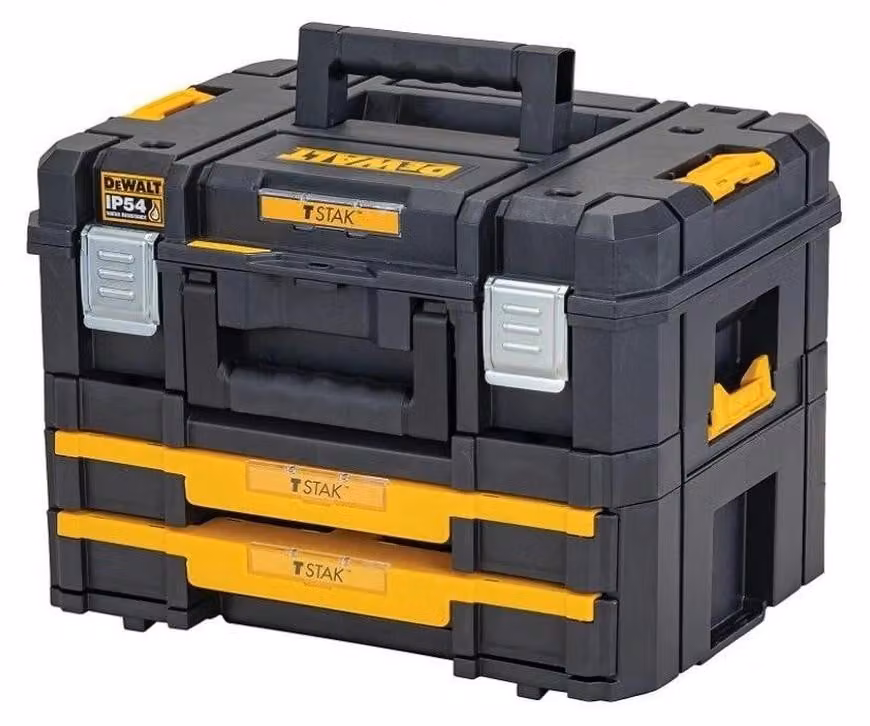 Dewalt - Cassetta degli attrezzi "TSTAK 2.0" AW3620 (taglia unica) (grigio/giallo)