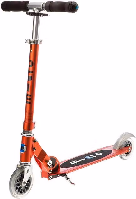 Monopattino a 2 ruote Micro Sprite Rosso, ripiegabile e con altezza regolabile, portata massima 100kg