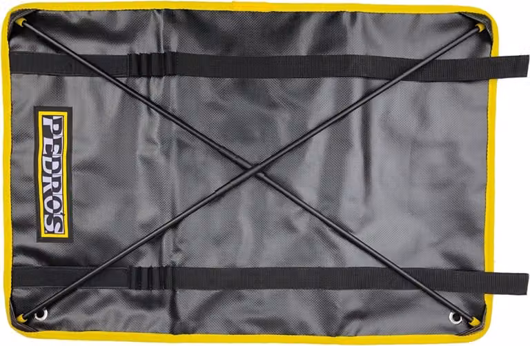 Borsa porta attrezzi Pedro's Burrito Tool Roll II, nero/giallo