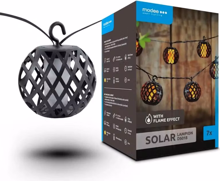 Lanterna solare Modee DS018 lanterne 7pcs, 4,8 m
