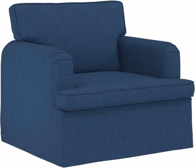 Divano | Divano da soggiorno | Sofa Blu 84 x 80 x 85 cm Tessuto