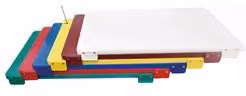 Tagliere rettangolare in plastica Bisetti Giallo L: 40 cm, P: 30 cm