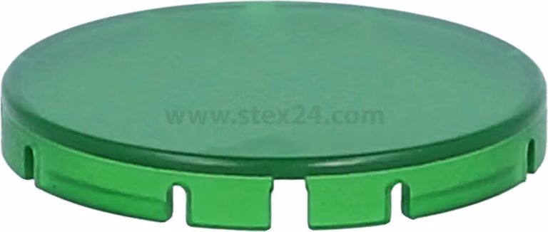 Georg Schlegel Cappuccio pulsante, piatto trasparente Colore verde Versione scrivibile e illuminabile - 1 pezzo