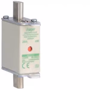 Cartuccia fusibile NH NH000 aM 690 V 20 A con segnalatore combinato e linguetta di presa in metallo