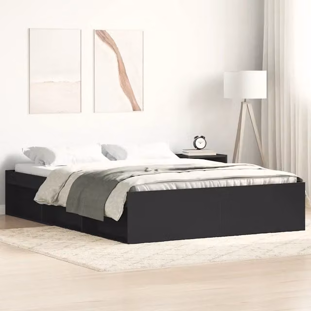 Giroletto Nero 120x190 cm Small Double 3203895