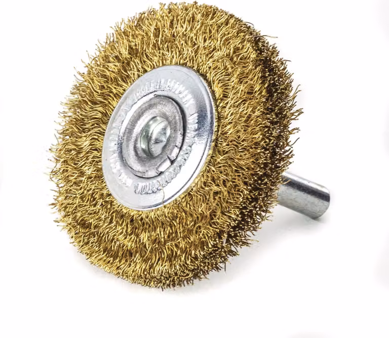 Lessmann Rundbürste mit 6 mm Schaft, zum Entfernen von Rost
