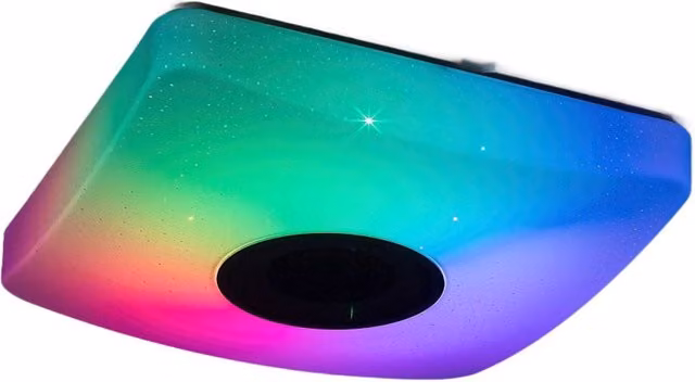 Plafoniera LED Rabalux RGBW Bluetooth, Moderna e Dimmerabile, Bianca, Diametro: 36,5 cm