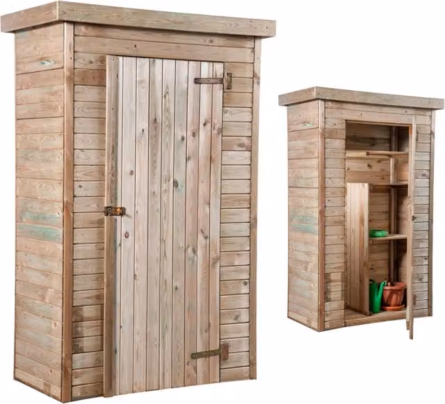 Casetta Porta Attrezzi da Giardino in Legno Armadio Ripostiglio Esterno Pircher