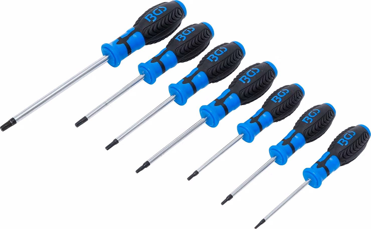 Set di cacciaviti BGS con profilo a T (per Torx) con foro T10 - T40 7 pezzi - 7841