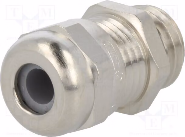 1 x Raccordo per cavo M12, materiale: ottone, codice prodotto: 1.609.1200.51, grado di protezione IP68, sezione del cavo: 1,5