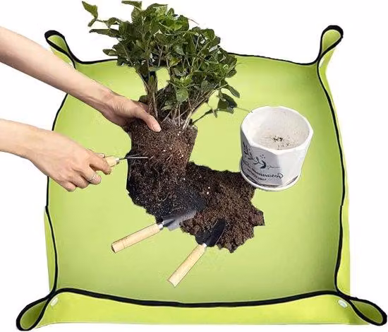 Tappetino da giardino impermeabile - 75 cm x 75 cm - Verde