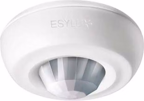 Esylux MD 360i/24 Rilevatore di movimento a soffitto Basic 360° montato in superficie bianco