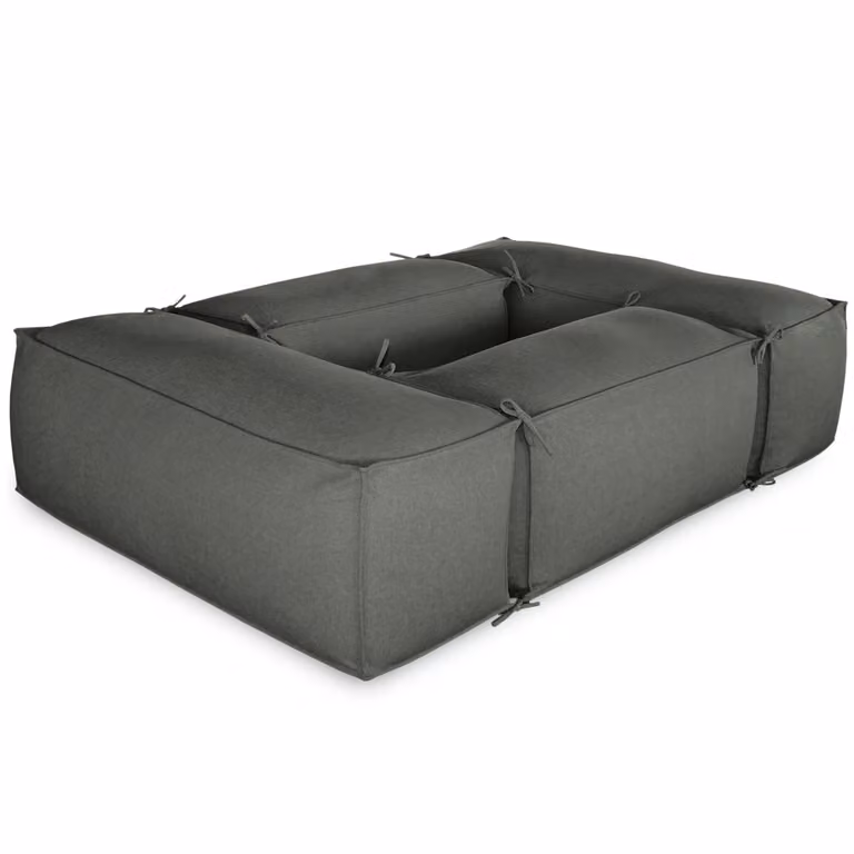 Salottino da esterno 2+2 moduli Tortora