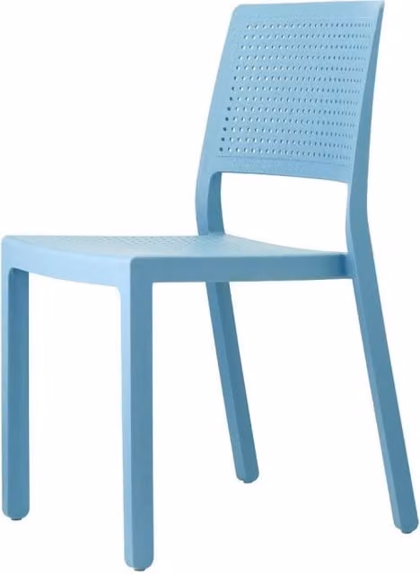 SET 6 SEDIE EMI TECNOPOLIMERO SCAB DESIGN - Azzurro 62