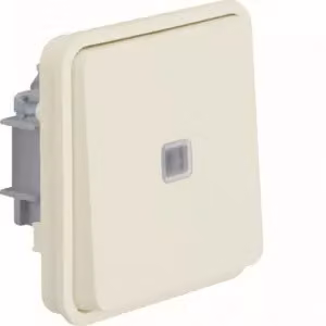 Berker 50463522 Inserto per pulsante, commutatore, illuminato, da incasso/a filo, bianco polo opaco, Berker W.1