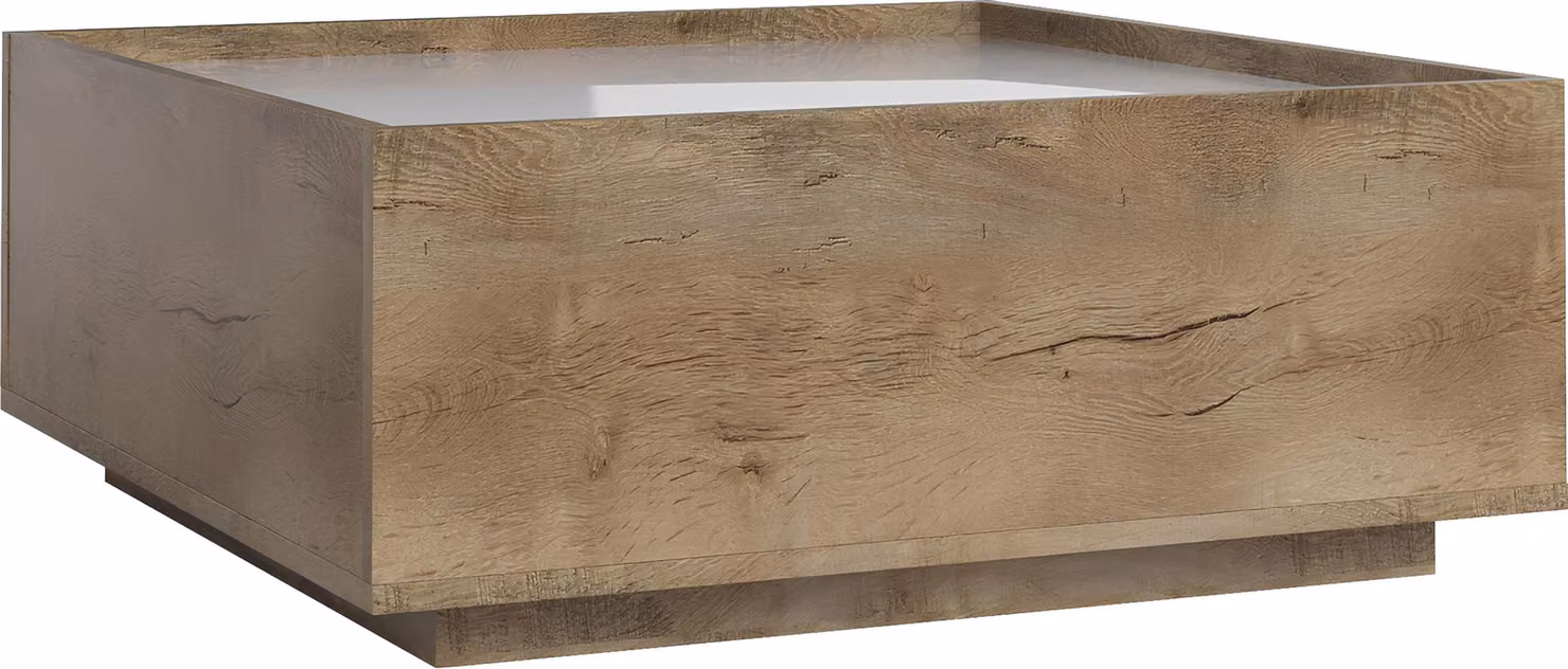 Tisch Beistell Tische Couch Modern 80cm Design Quadrat Couchtisch Holztisch